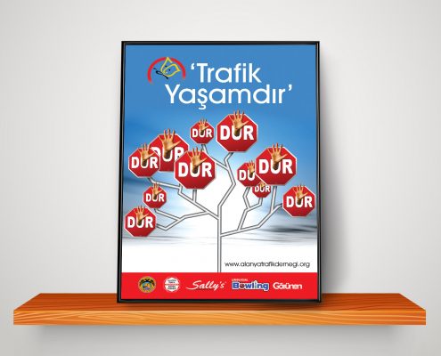 Trafik Afişleri Tasarımı Alanya Trafik Eğitim Derneği Antalya