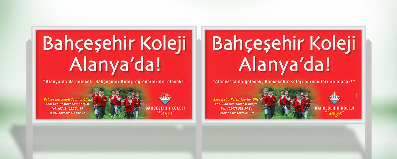 Billboard Afişi - Bahçeşehir Koleji Alanya