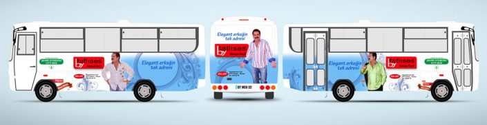 Halk Otobüsü Reklamı - By Tatlıses Giyim Mağazası