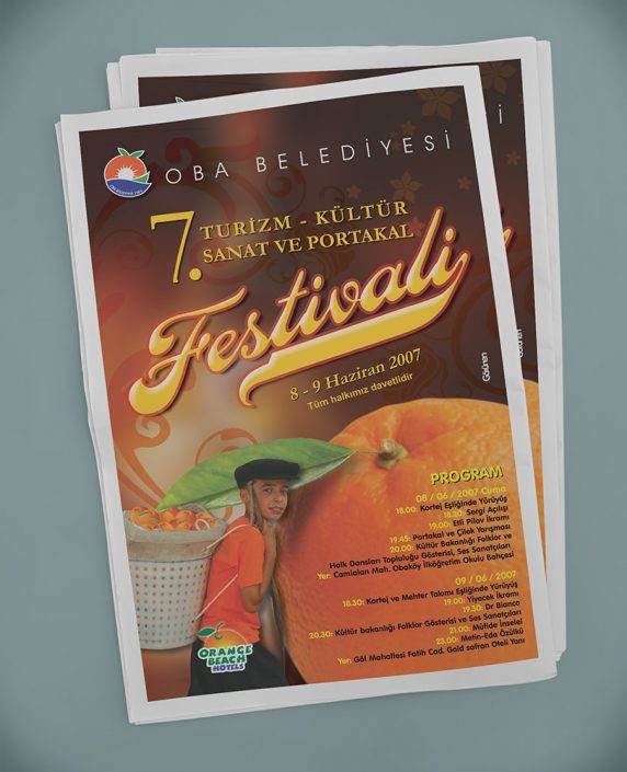 Festival Reklamı - Turizm, Kültür, Sanat ve Portakal Festivali