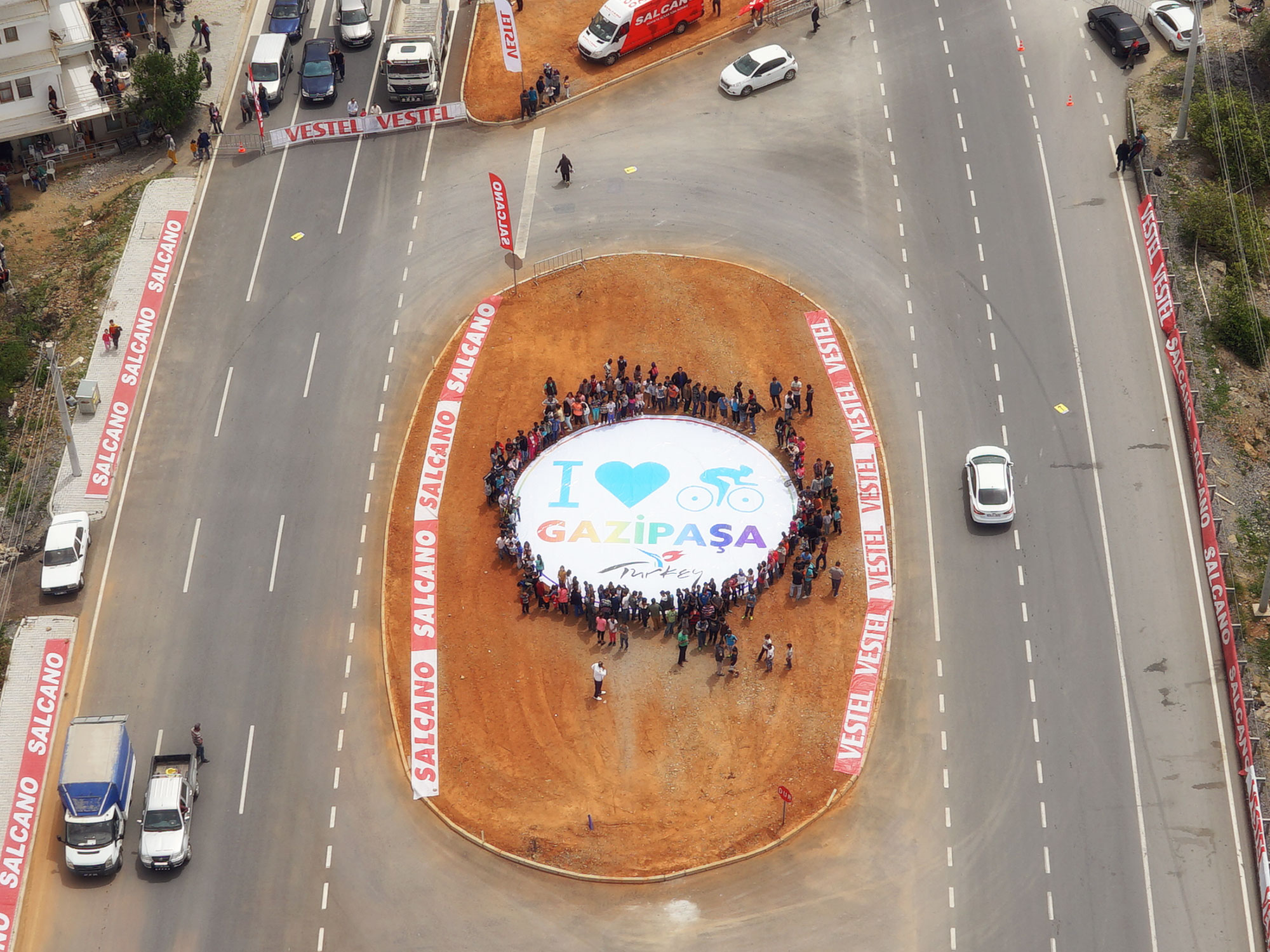 Gazipaşa Karşılama Seremonisi - Cumhurbaşkanlığı Türkiye Bisiklet Turu