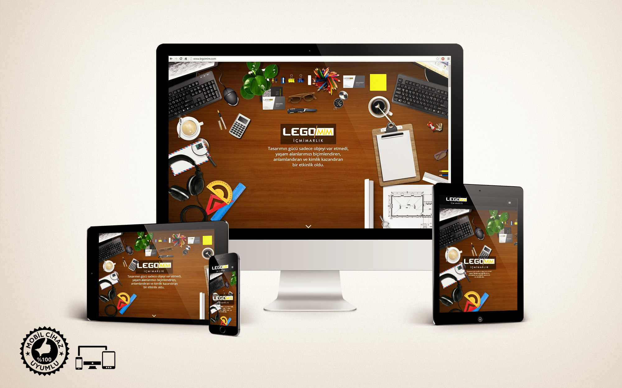 İçmimar Web Sitesi Tasarımı - Logomim İç Mimarlık