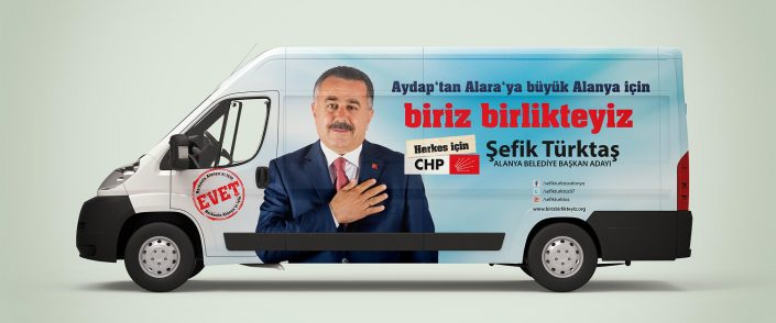 Yerel Seçim Kampanyası - CHP | Cumhuriyet Halk Partisi Alanya Belediye Başkan Adayı Şefik Türktaş