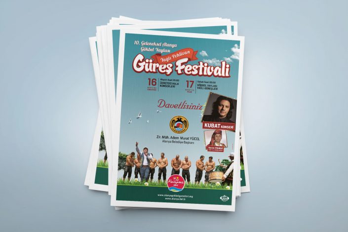 Tabloid Gazete İlanı - Gökbel Yaylası Yağlı Pehlivan Güreş Festivali